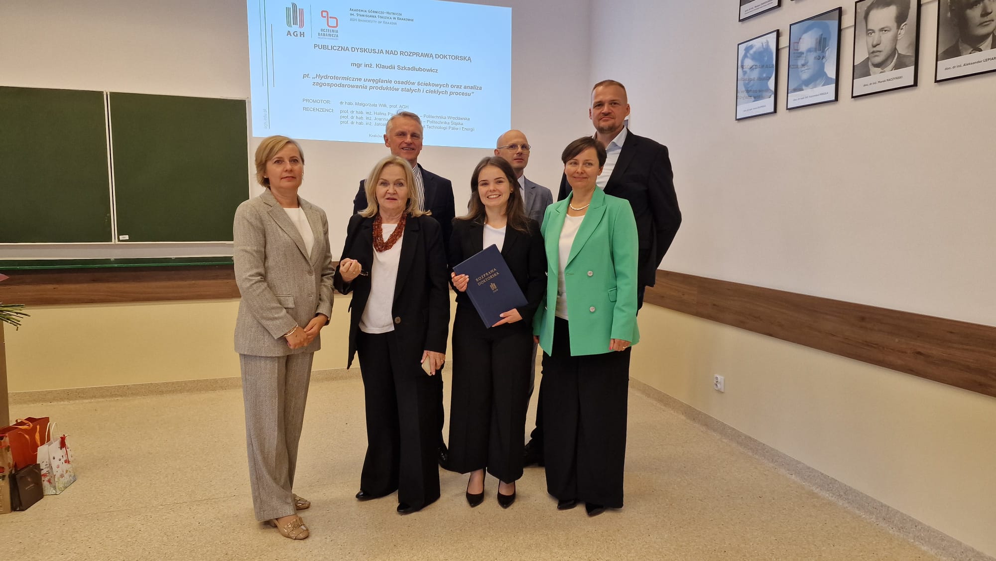 Obrona doktoratu Klaudii Szkadłubowicz